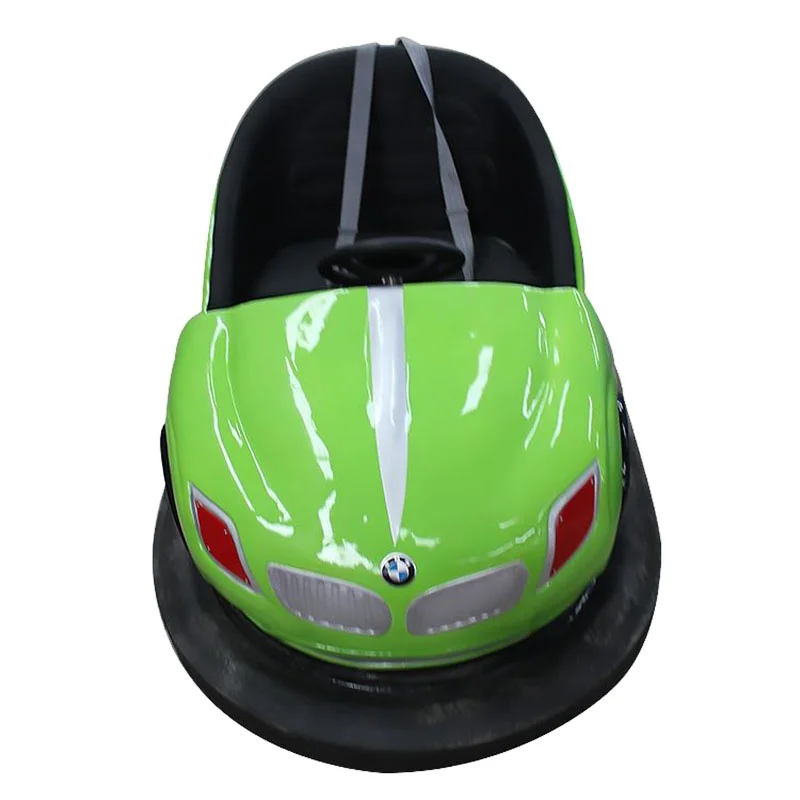 green bumper car