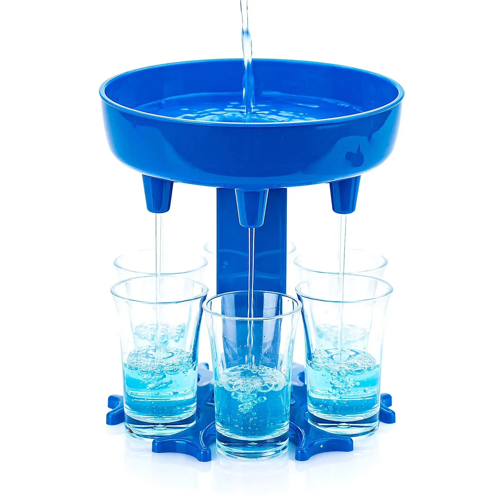 6 выстрел стекло Диспенсер держатель/несущим кабелем пивная банка с крышкой для напитков доступна Прямая поставка