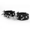 M-J4003 menottes de couleur noir argent