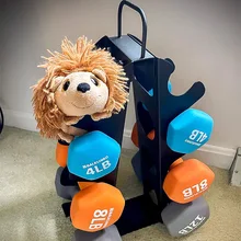 3 and 4 Tier Dumbbell Storage Rack Weight Lifting Stand Bracket for Home Gym