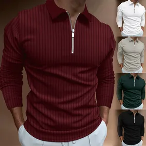 Summer Men's Fashionable Casual Chest Pocket Sports Polo Shirt