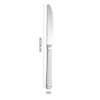 Cuchillo de mesa de plata
