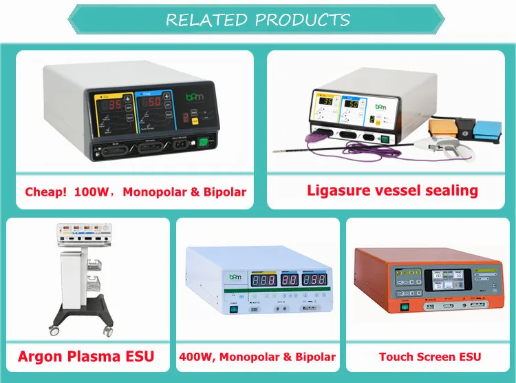 BPM-ES106 high frequency cautery surgical machine diathermy machine electrosurgical unit monopolar bipolar