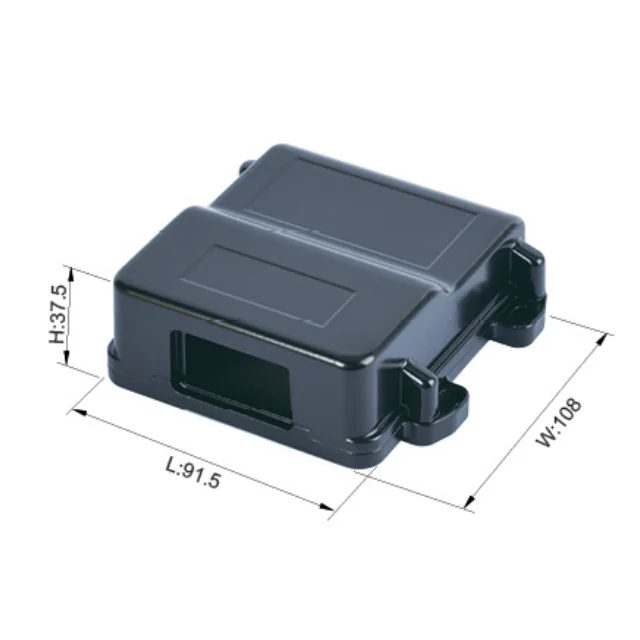 24 Pin Single Hole PCB ECU Automotive Aluminum Waterproof  Box for HCCPHPE24BKA90F