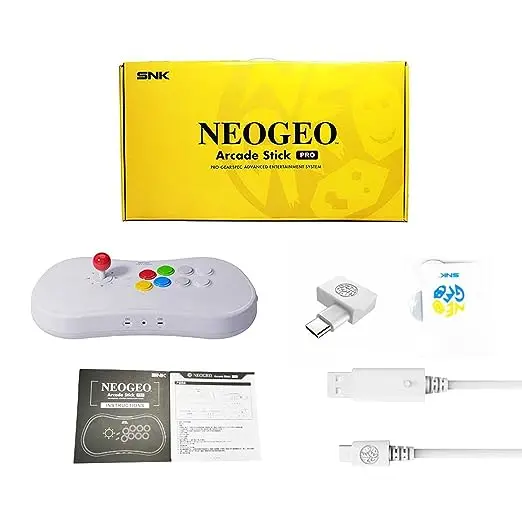 NEOGEO Arcade Stick Pro - 20 Retro Games & Customizable