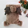 Four-leg thick flannel brown elk