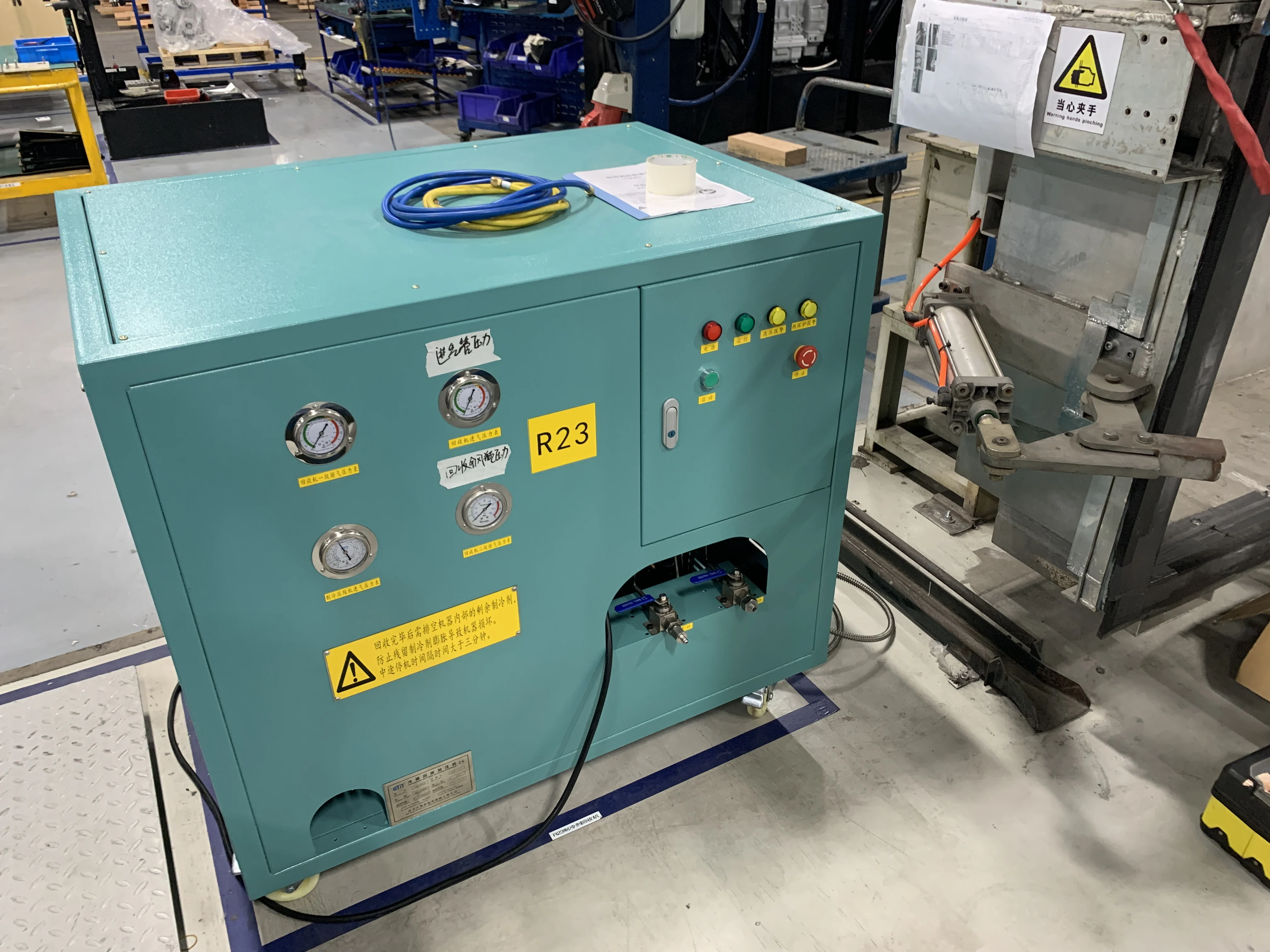 High Pressure R23 R508B Refrigerant Recovery Machine SF6 Refrigerant Recovery Unit for Low Temperature Refrigerant