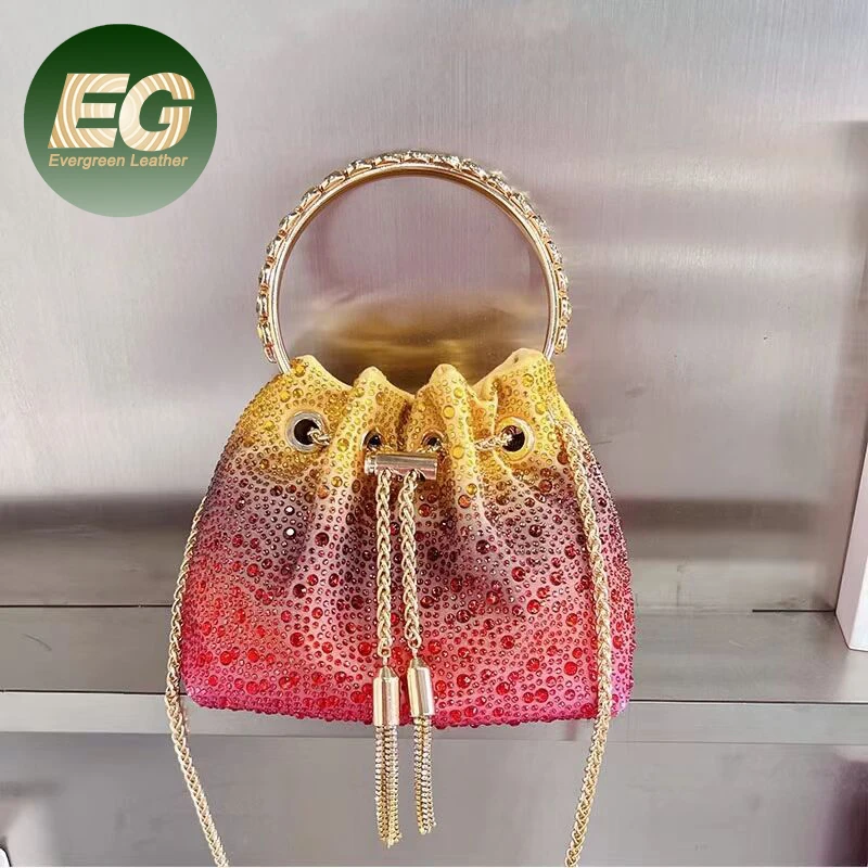 Eb1549 Tassel Crystal Clutch Bags Crossbody Weeding Women Handbag Custom Purse Fancy Evening Bling Diamond Rhinestone Bucket Bag Buy Rhinestone Clutch Bag Bling Diamond Bag Rhinestone Bucket Bag