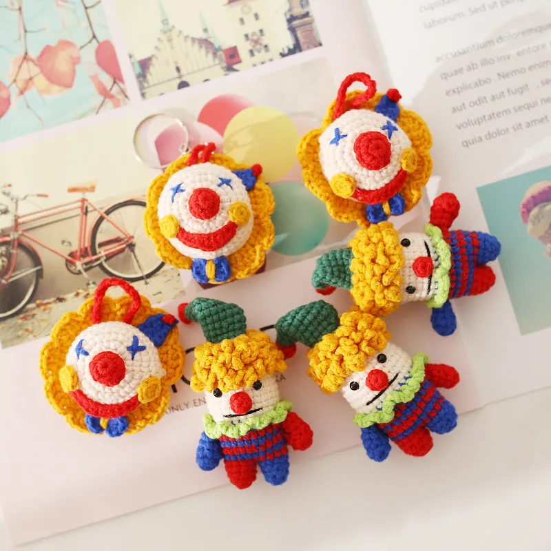 TOYANDONA 12 Portachiavi Con Ciondolo Clown Colorato, Per Chiavi, Borse E Decorazioni Di Carnevale