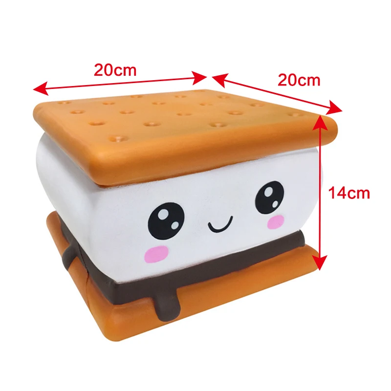 Распродажа большие мягкие печенья медленно поднимающиеся гигантские игрушки для снятия стресса