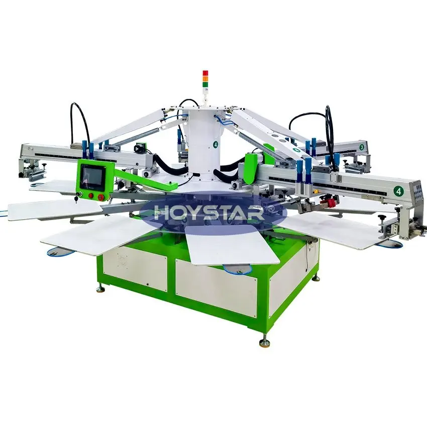 Spider Screen Printing Machine for Sale Pulpo Para Estampado Textil 6 Color Pulpo Pantalla Mquina De Impresin