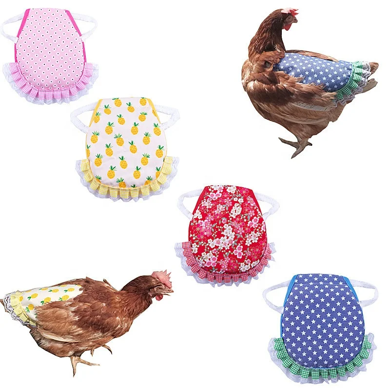 Tablier Selle Pour Poule - Gilet Protecteur En Coton Double Couche - Taille Universelle - Évite Le Picage (Couleur Ananas Jaune)