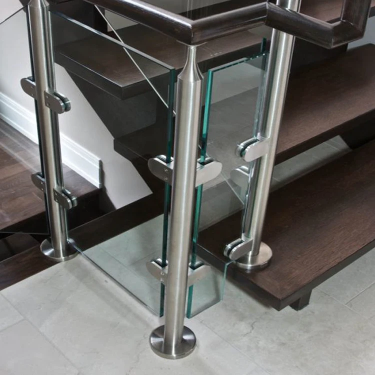 SS Modern Balcony Glass Railing Designs