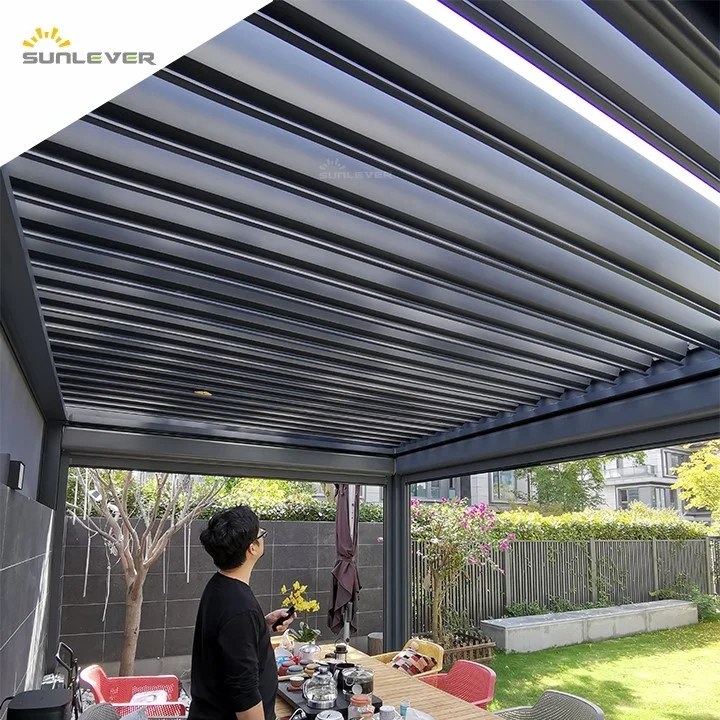 Premium Pergola Ecodesigned With Sunblock Insulation Wind Resistance