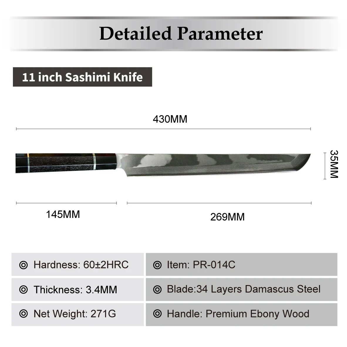 Japanese Style Kitchen Traditional Damascus Steel Blade Japanese Knife