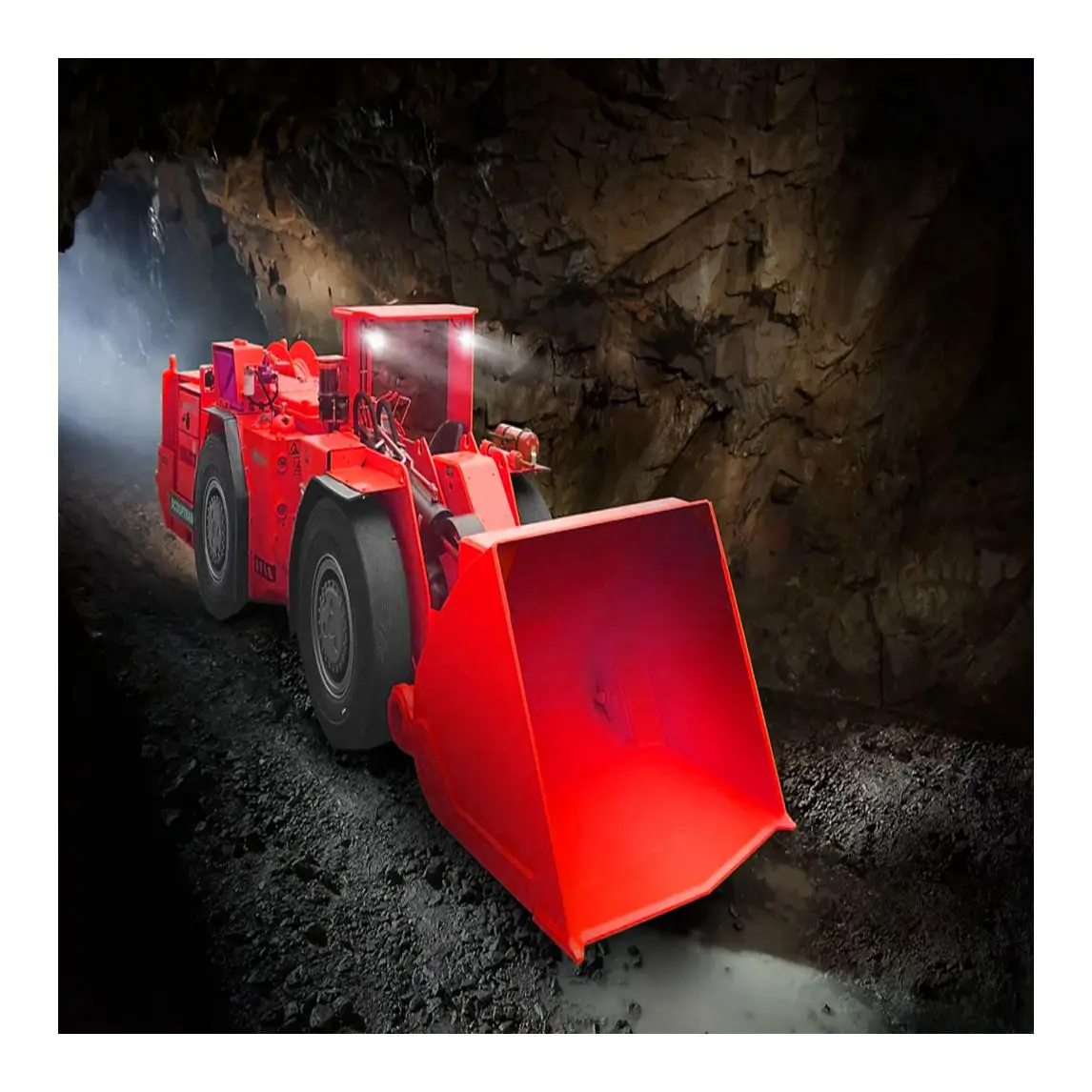 TC-410 Tuoxing 4 Weel High Quality Underground Diesel Scooptram Loader Lhd