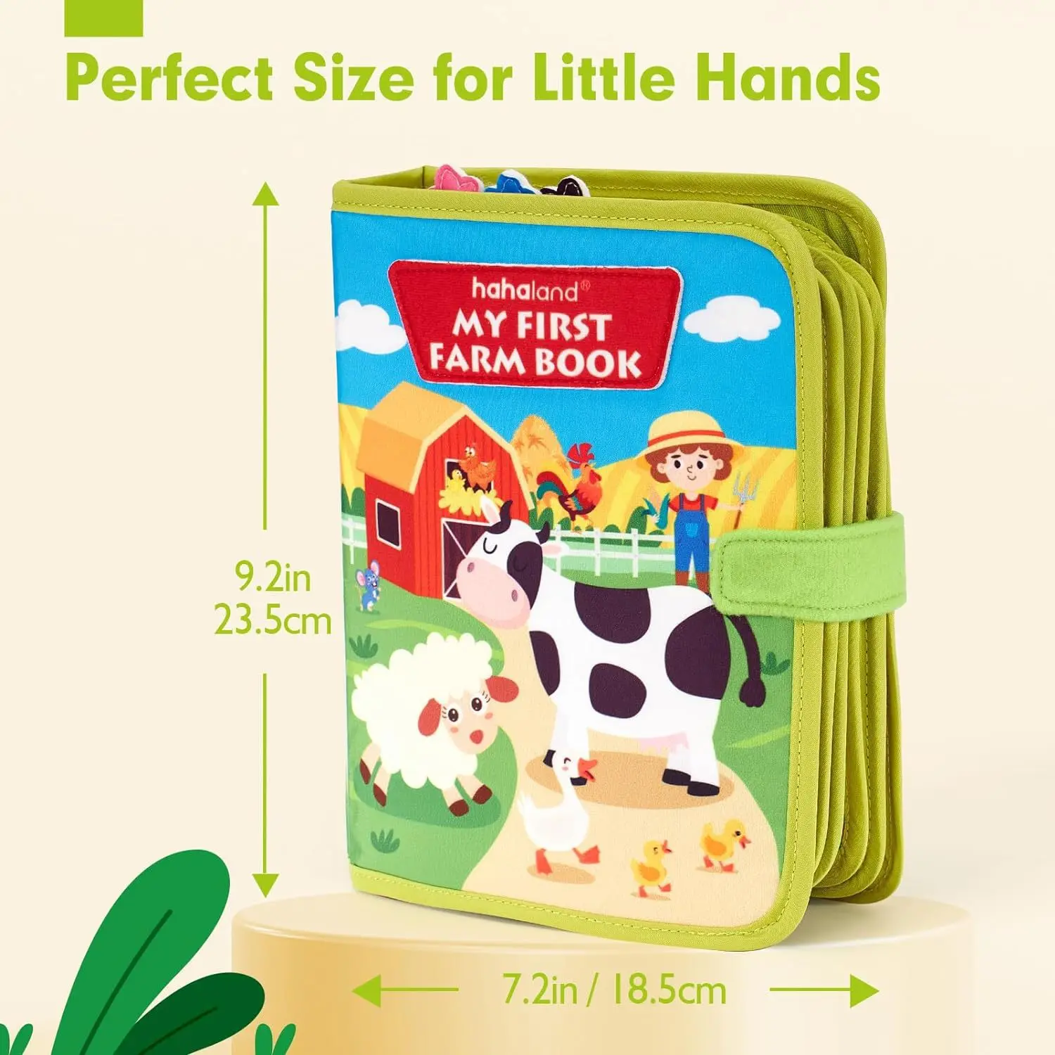 Early Felt Education Learning Board Book for 5-7 Years Old Kids Baby Fruit Tree Farm Animal Cognition Tools Educational Toys