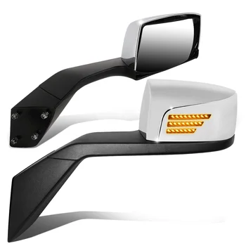 For 2004-2018 Volvo VN Series Stripe signal Sequential LED Turn Signal Side Hood Mirror