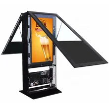 Outdoor Capacitive Double Sided Screen Floor Standing LCD Advertising Digital Signage CCTV Monitor Display