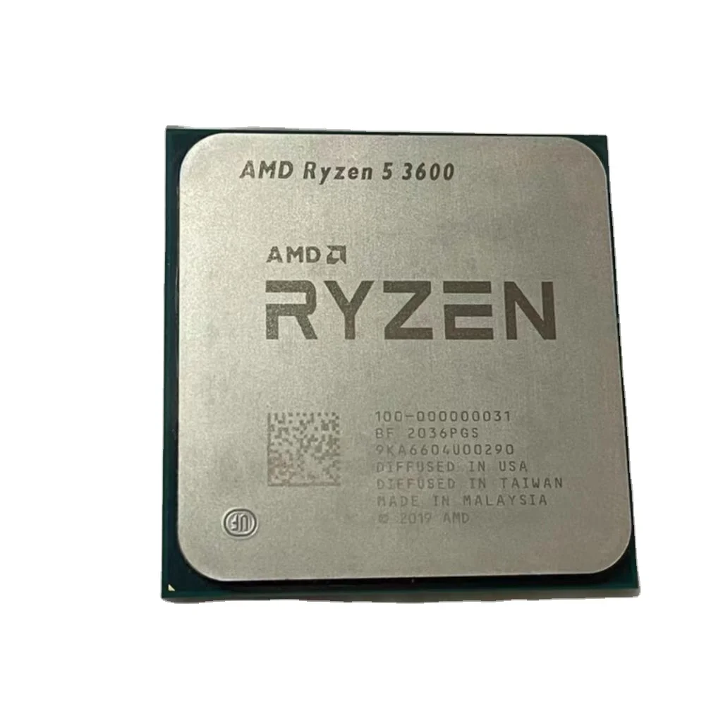 高速a-m-d Ry-zen 5 3600托盘中央处理器6核插座am4 3.6ghz Ddr4