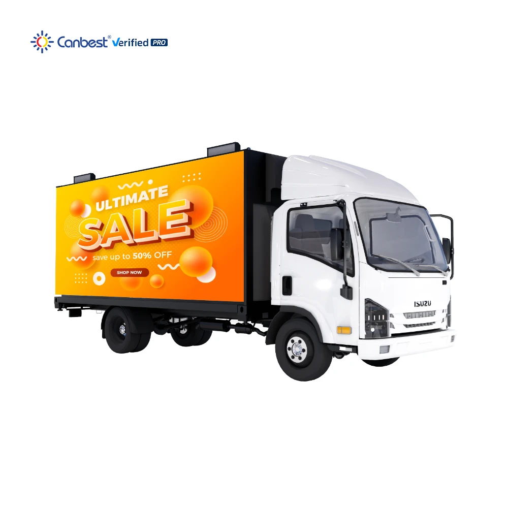 Large HD Digital Billboard Sign Mobile Truck Full Color Smd P4 Advertising Outdoor Led Display Screen Prices