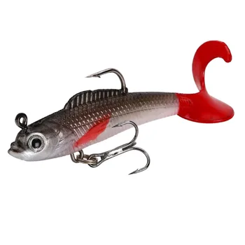 Fishing Accessories Freshwater Saltwater Luminous Jigging Lures Saltwater Fishing Pre-Rigged Jig Fishing Lure Soft Plastic Lure – Soft Lure – view 3
