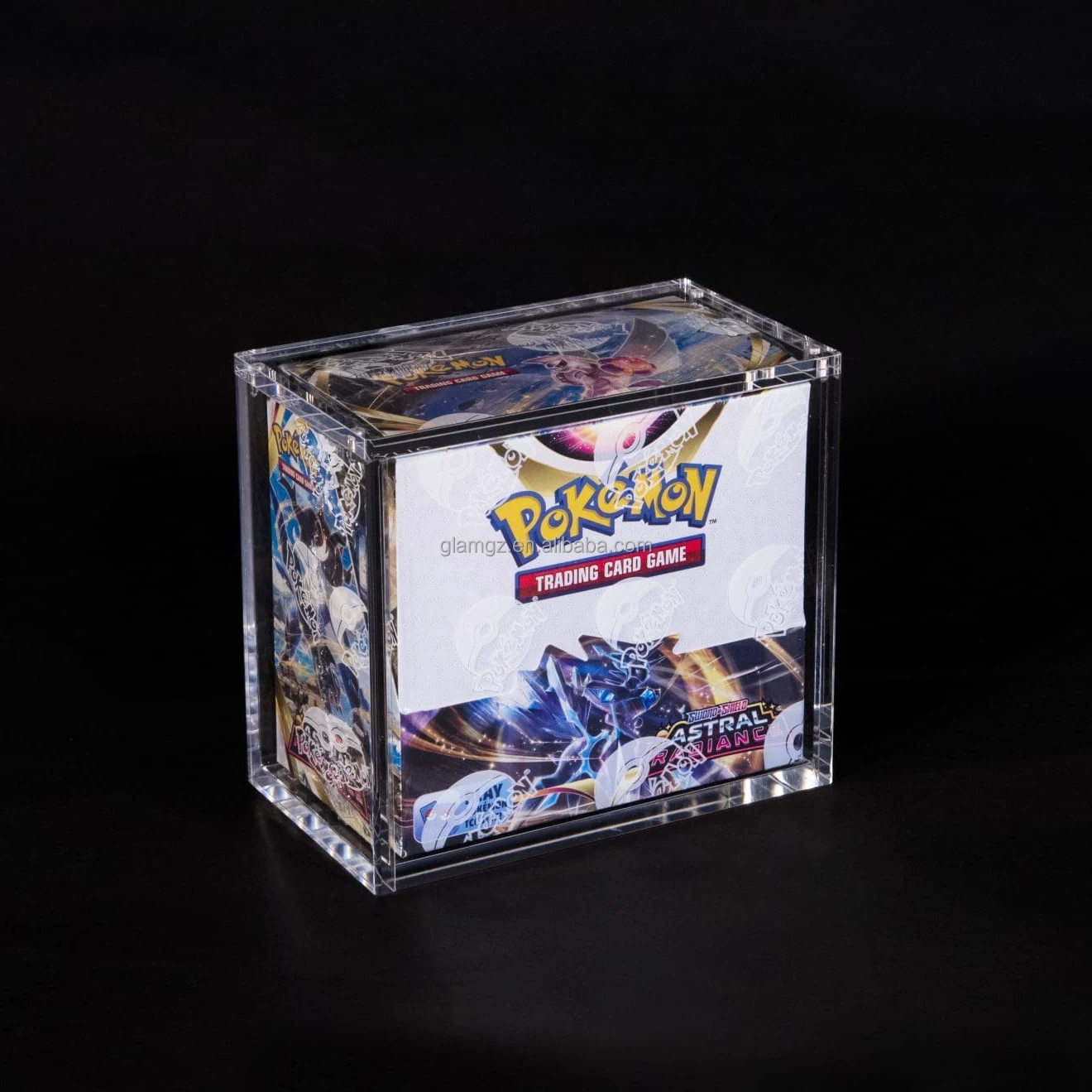 UV Resistance Magnetic UPC TCG Storage Trading Card Protector Clear Poke  Mon Elite Trainer Box Case Acrylic Booster Box