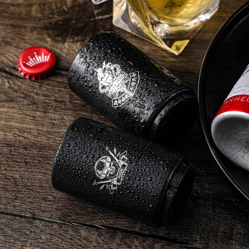 New Version Beer Opener With Magnetic Cap Catcher Abridor De Tapas Push Down Bottle Cap Opener Ouvre-Capsule Dopopener