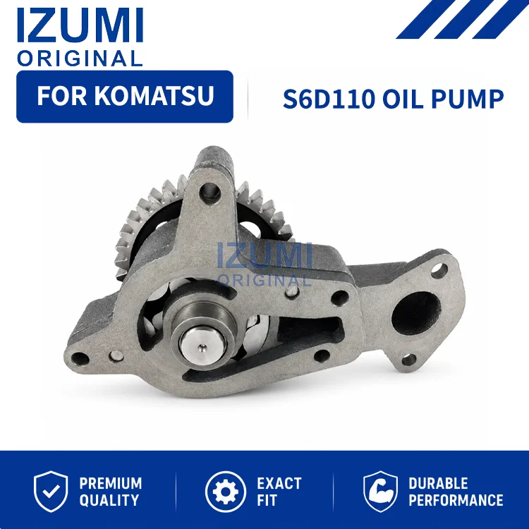 IZUMI ORIGINAL S6D110 Oil Pump diesel engine parts for Komatsu