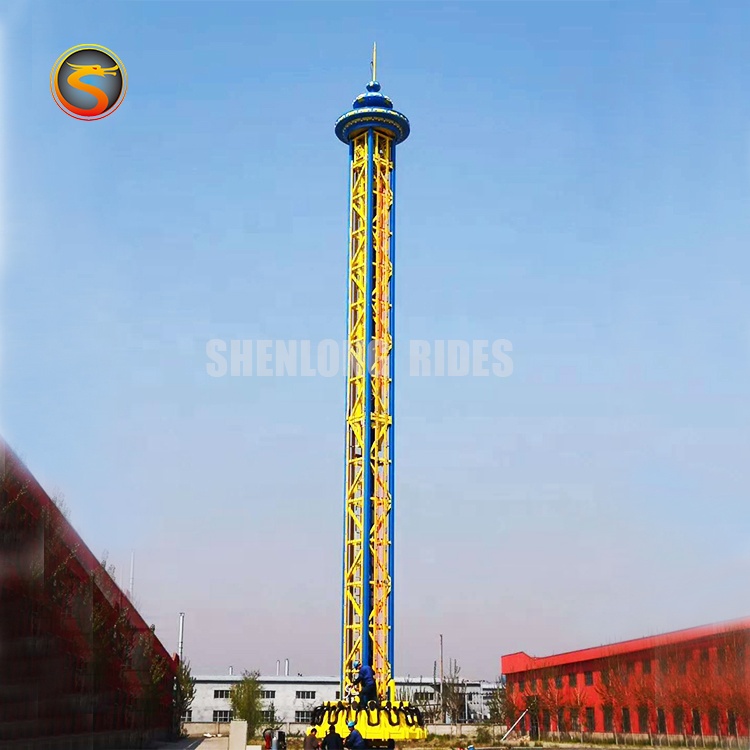 Распродажа, веселые аттракционы, аттракционы, качели, небо, башня, аттракционы