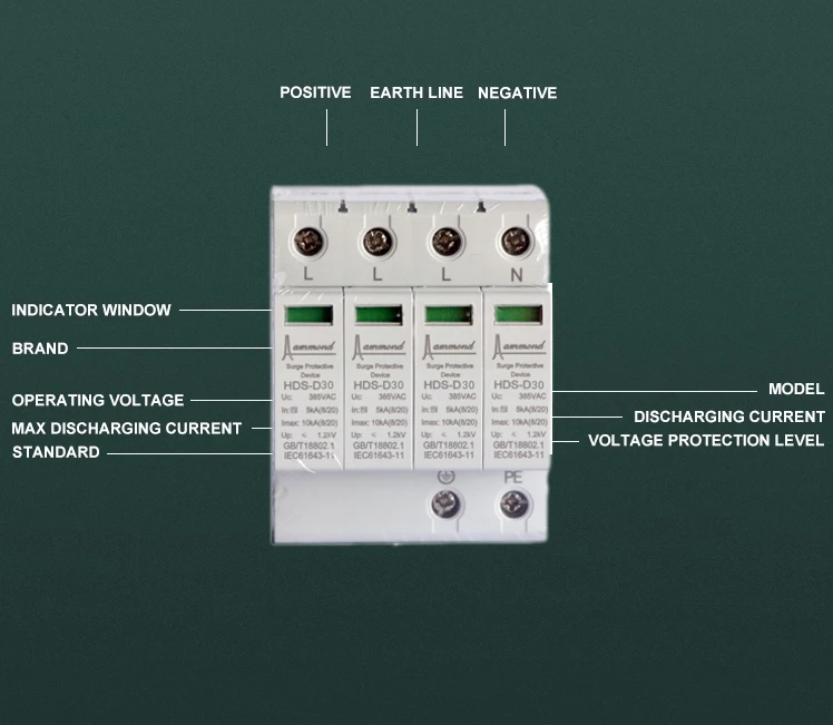 30KA 275V DC Surge Protection Device For Electronic Equipment