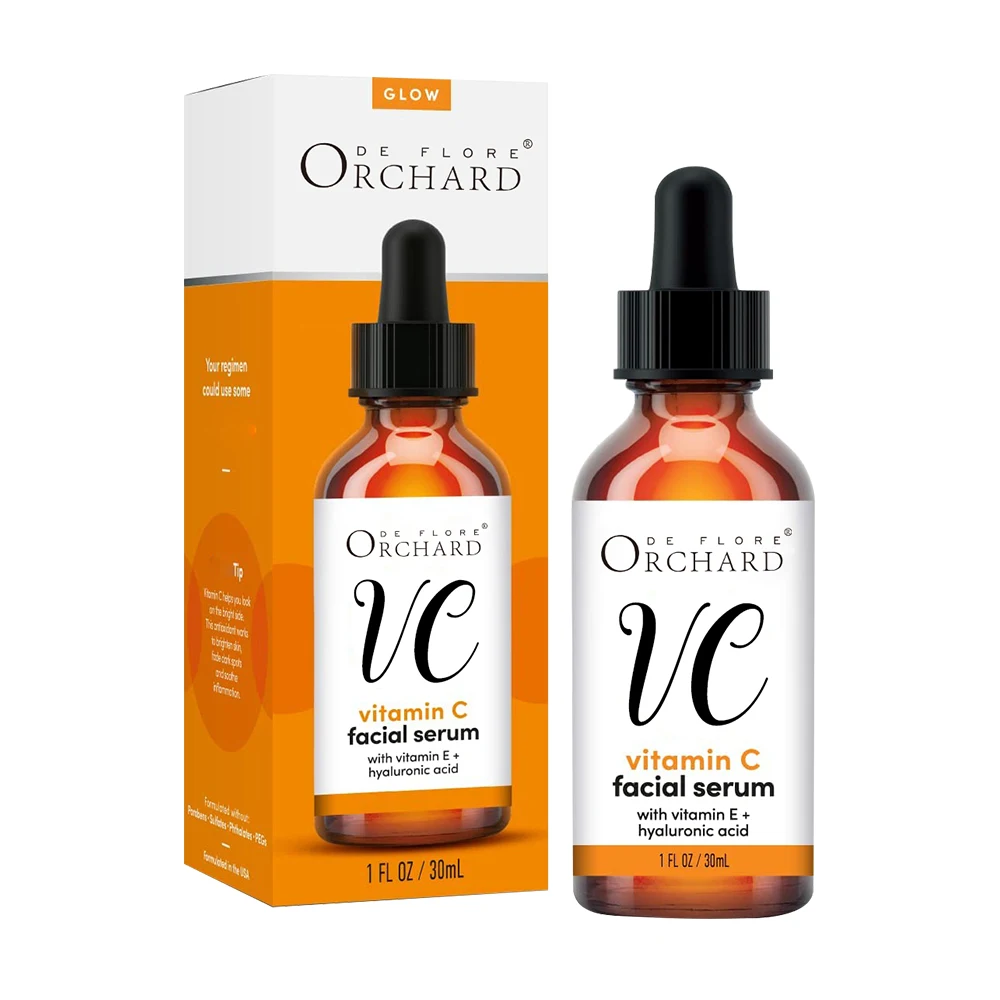 Organic Pure Vitamin C Serum For Face,Acid Whitening Brightening Moisturizing Face Serum 20