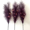 โคมไฟสาขาแก้ว pampas: สีม่วง
