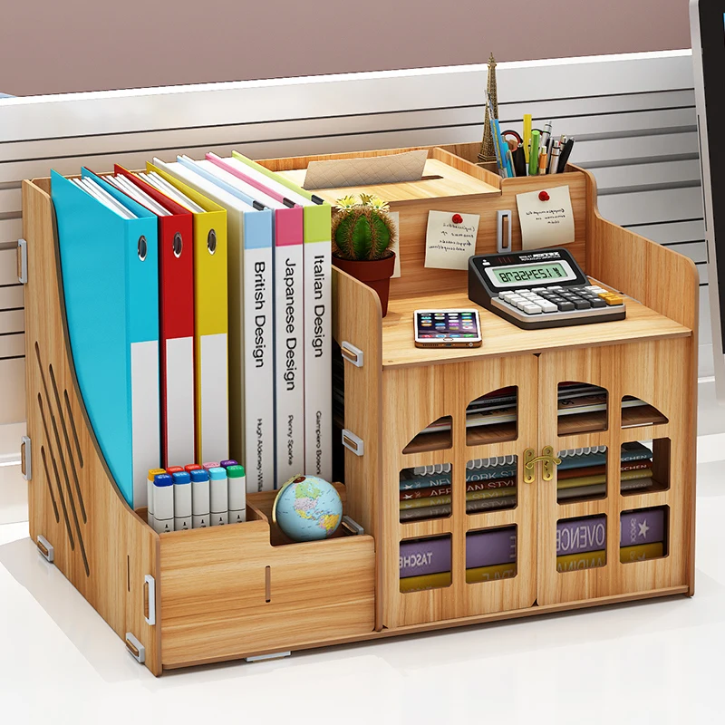 Офисная настольная коробка для приема канцелярские принадлежности для студенческого общежития артефакты папка для размещения полка ручка трубка бумага для рисования