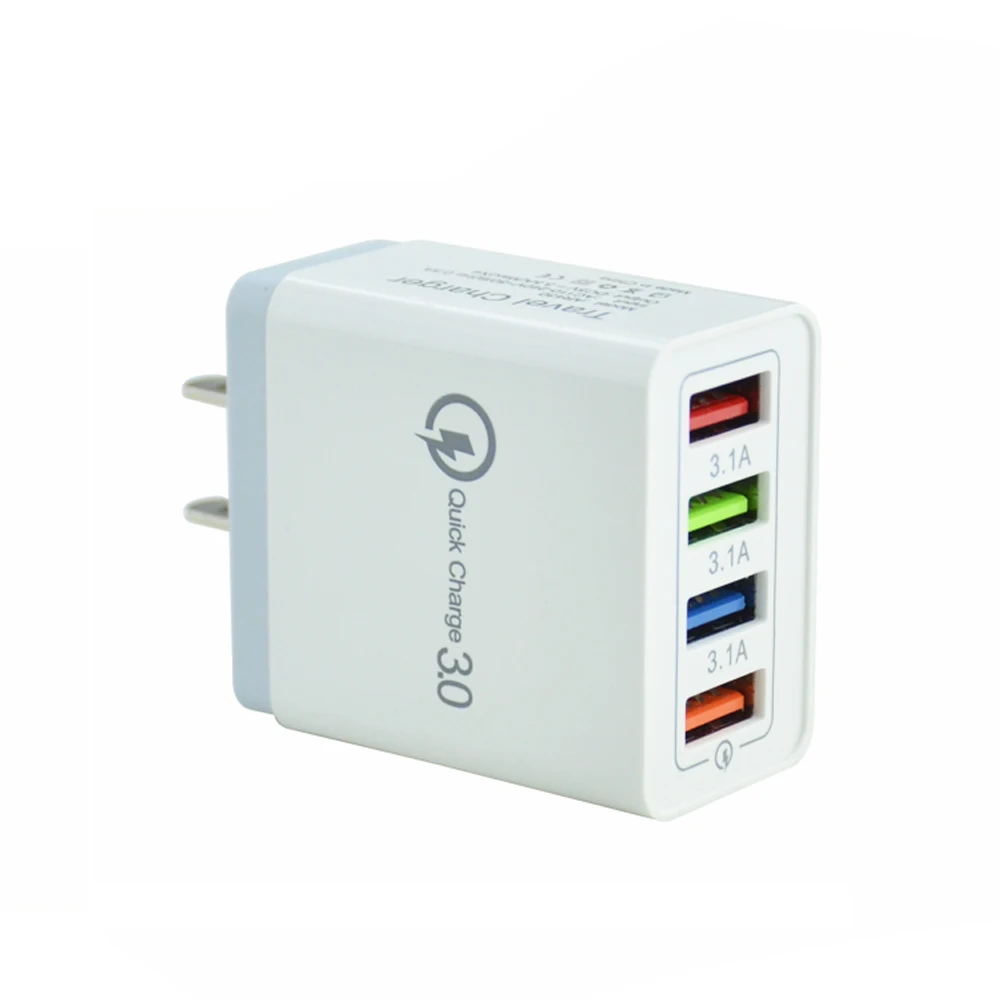 Универсальное сетевое зарядное устройство SIPU с 4 USB-портами