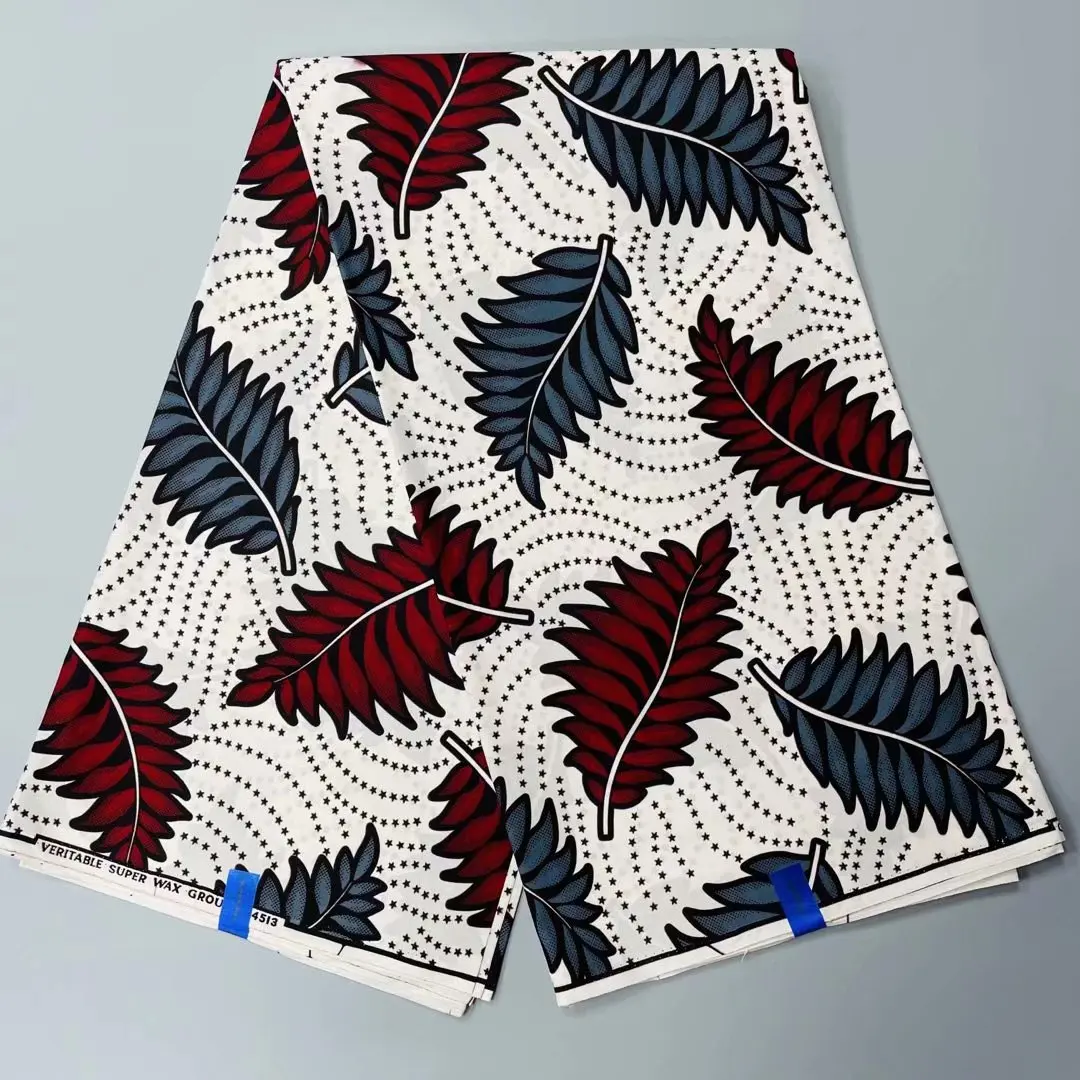 Оптовая продажа, Африканские Восковые принты, новейшая 100% хлопковая восковая ткань, 6 ярдов для свадебной церемонии