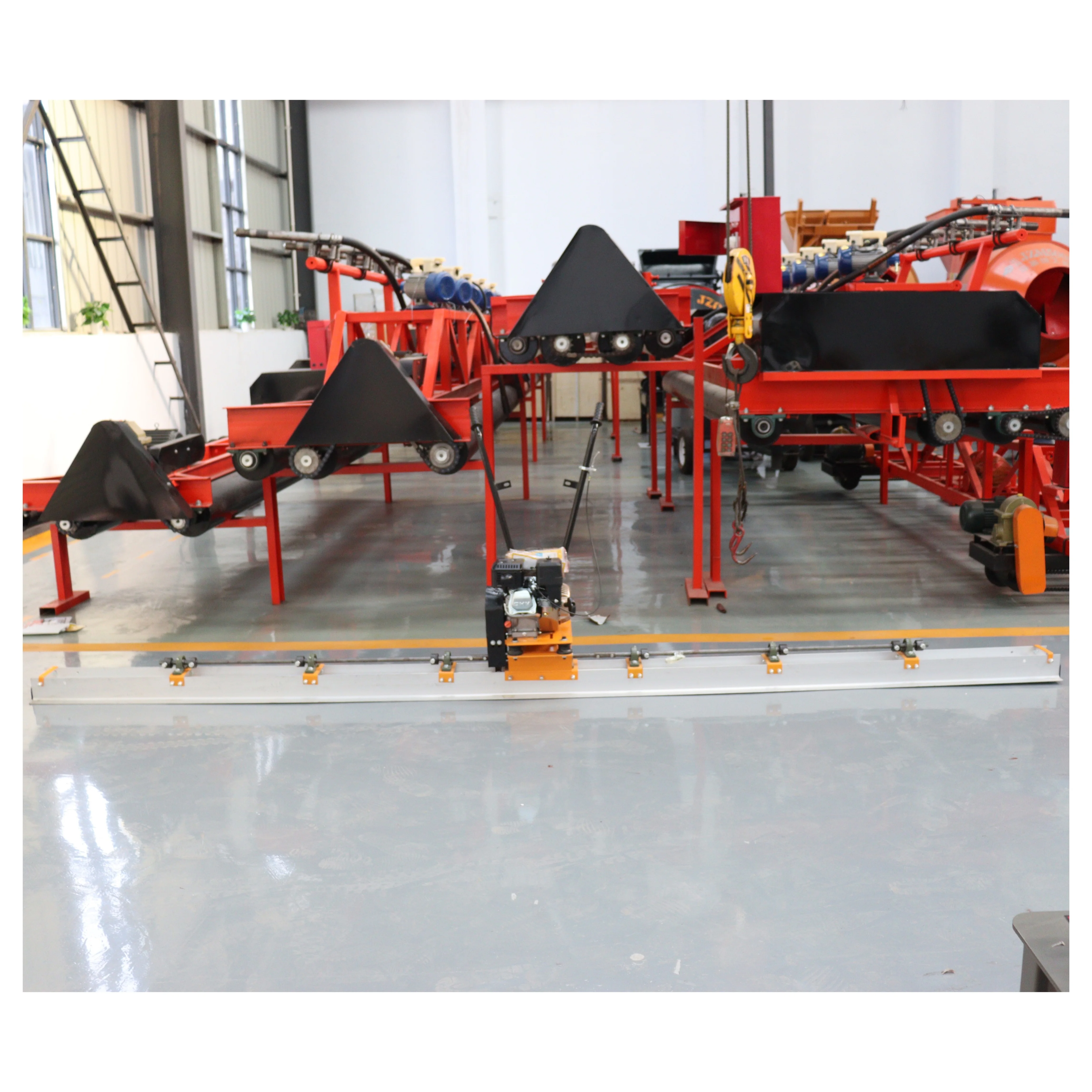 Best Selling 3M Concrete Vibrating Leveling Electric Hand Hled Concrete  Vibratory Screed Road Equipment