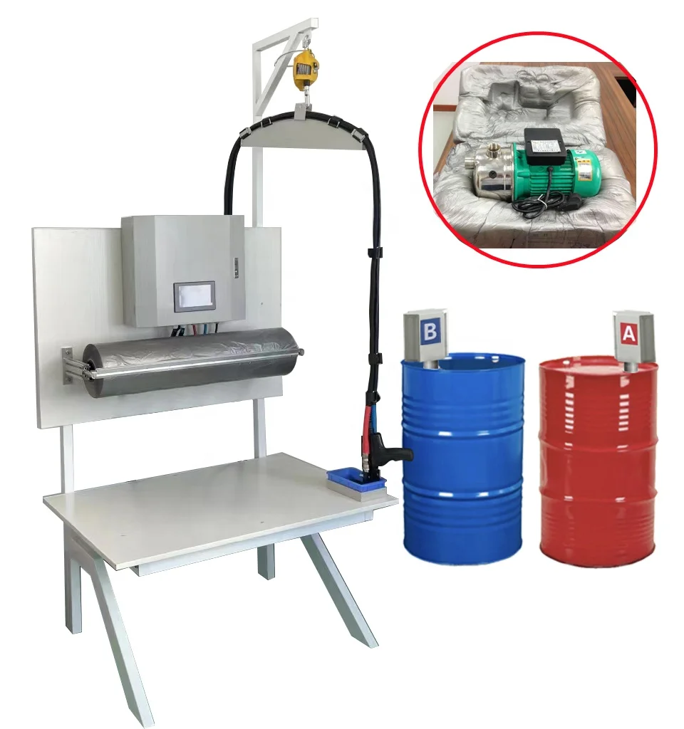 Make in China Field Packing Polyurethane Foam Injection Packaging Machine for Plant