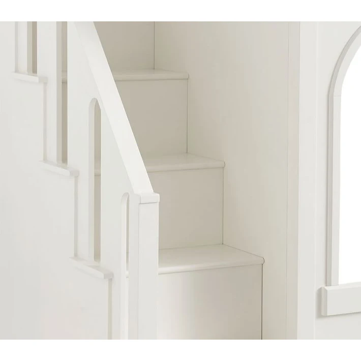 
 Домик принцессы кубби детский замок высокий Лофт кровать деревянная спальная кровать для ребенка  