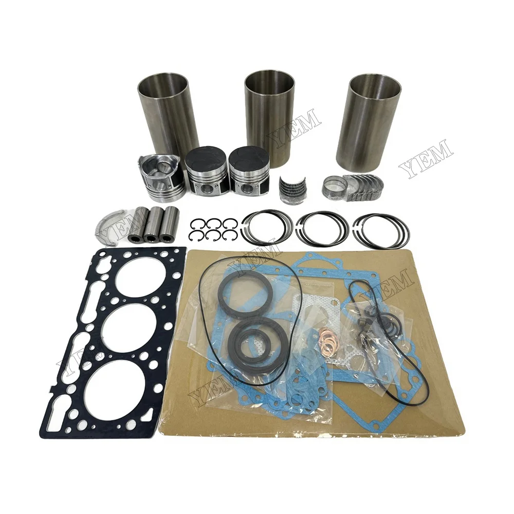 Overhaul Rebuild Kit (No Valve Set) Compatible with for Kubota D950 D950B Engine KH41 KH61