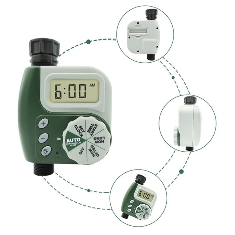 HEDAO HRY-5008 Digital Automatic Irrigation Timer Time Is up to 1 - 240 Minutes for Garden