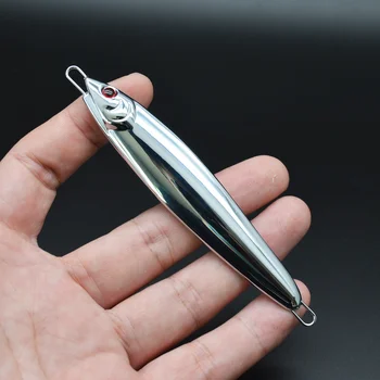 60g80g100g Chrome Plating Casting Jig Chrome Fishing Lures Metal Jigs Lure Silver Jig – Metal Jig – view 5