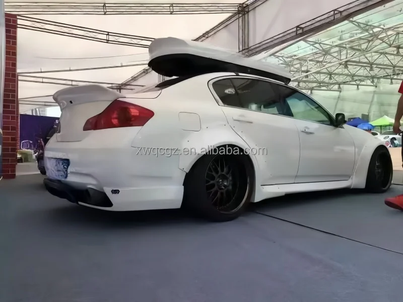 For Carbon Plastic LB Performance Wing Upgrade 07-09 Infiniti G25 G35 ...