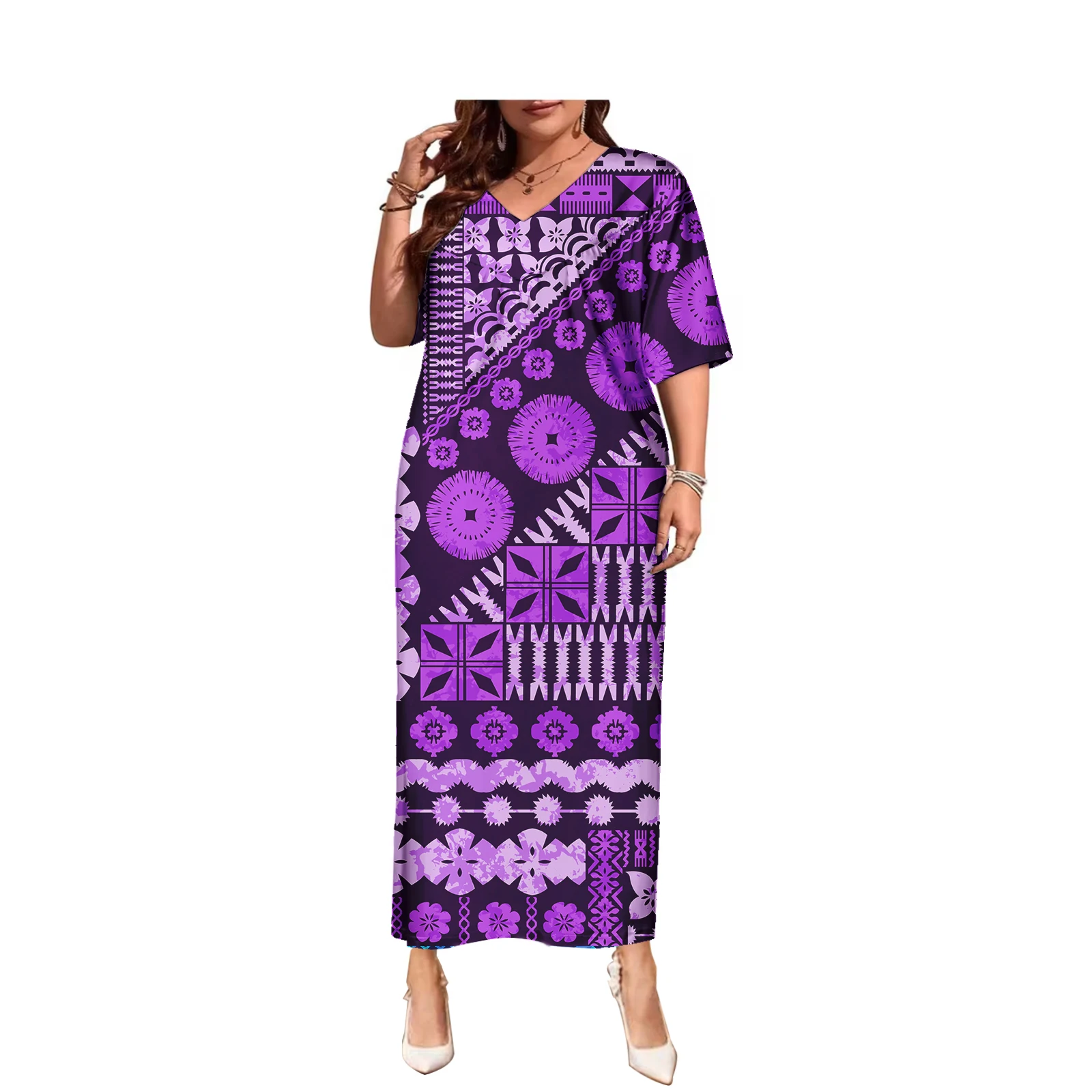 Vintage Overaized Island Formal Party Dress Tonga Fiji Tribal Luxury Design  Customized Classic Polynesian Women Dresses| Alibaba.com