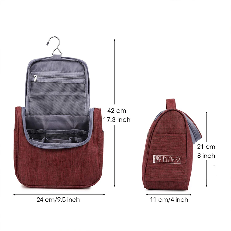 Extra Large Hanging Travel Toiletry Bag - Waterproof & Organized