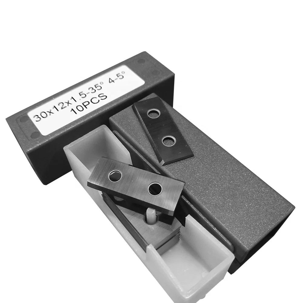 30x12x1.5mm High Grade Carbide Reversible Knives for Wood