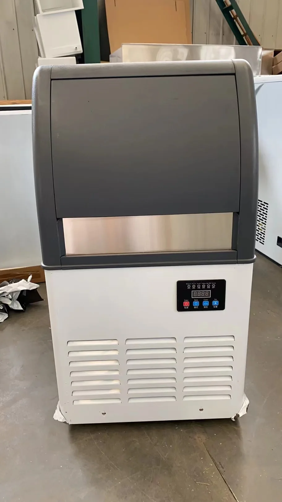 Cube Ice Maker Commercial Ice Making Machine High Quality Stainless Steel Best Price Customized