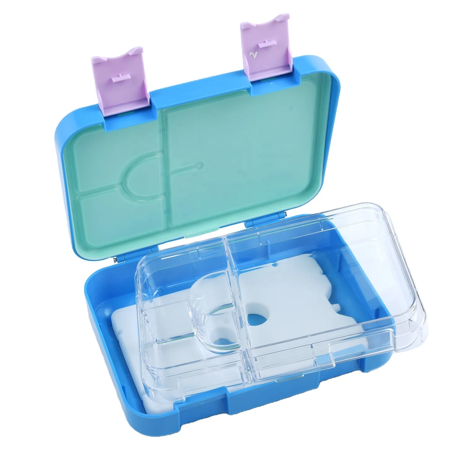 AOHEA Bento Boxes Bpa Free Plastic Lunch Box Kids Tiffin Lunch Box