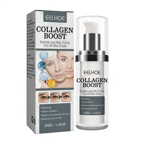 New Arrival Vegan Collagen boost Serum Anti Wrinkle Anti Aging Face Serum Repair and Mosturise Skin 30ml