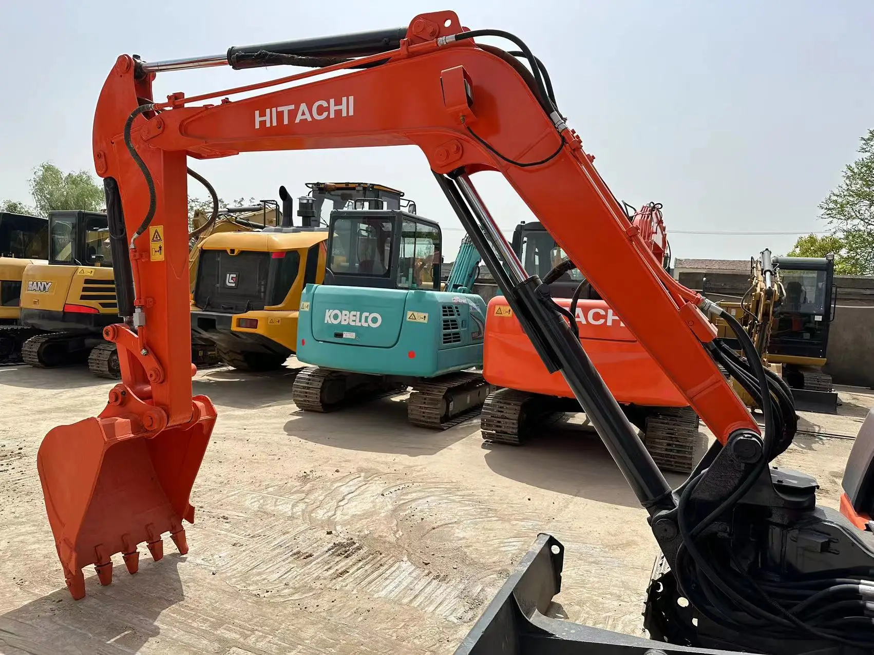 Mini Used Backhoe Excavator Hitachi ZX50U Hydraulic Crawler Backhoe Digger 5ton